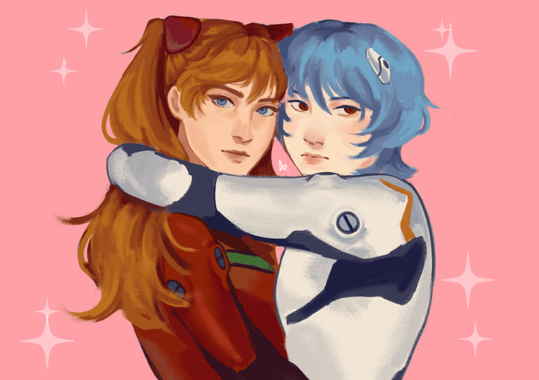 Rei and Asuka